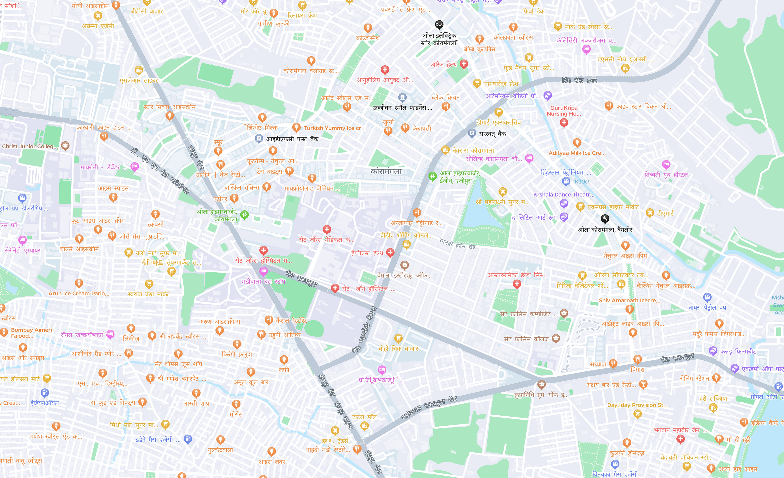 Multilingual Dynamic Maps example