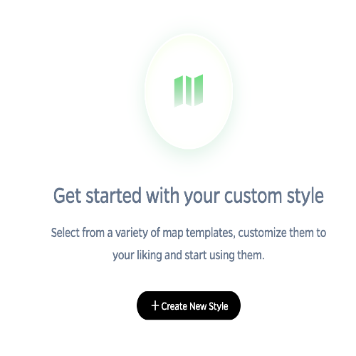 Style Editor starting page